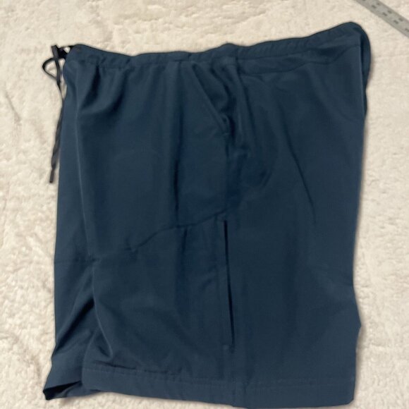 GERRY Men's Pull-On Trail Shorts Flat Front Stretch Blue - Size XXL - Picture 6 of 12